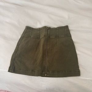 Free People Green Skirt